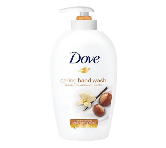 Dove Caring Hand Wash Shea Butter & Warm Vanilla pielęgnujące mydło w płynie (250 ml)