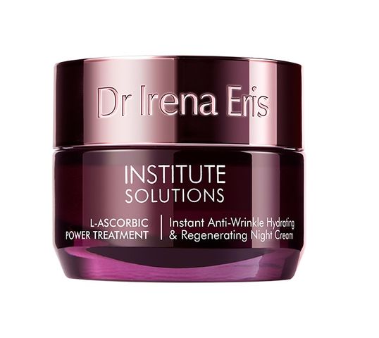Dr Irena Eris Institute Solution L-ascorbic Power Treatment Instant Anti Wrinkle Hydrating & Regenerating Night Cream nawilżająco-odżywczy krem przeciwzmarszczkowy na noc (50 ml)