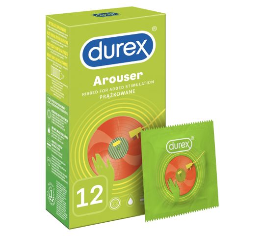 Durex Arouser prezerwatywy prążkowane (12 szt.)
