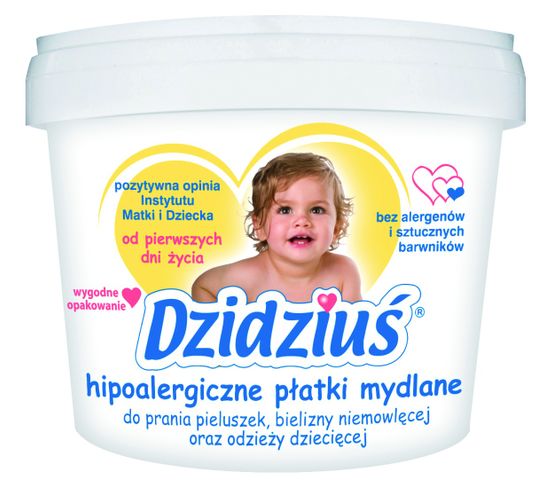 Dzidziuś płatki mydlane do prania wiadereczko 400 g