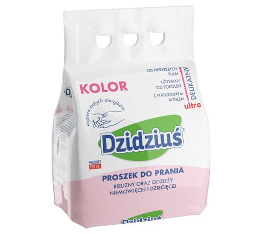 Dzidziuś proszek do prania bielizny odzieży niemowlęcej kolor 3 kg