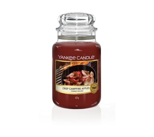 Yankee Candle – Świeca zapachowa duży słój Crisp Campfire Apples (623 g)