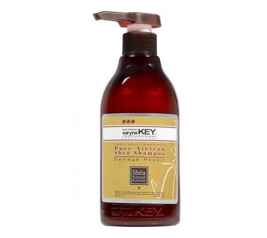 Saryna Key – Pure African Shea Shampoo Damage Repair regenerujący szampon do włosów suchych i zniszczonych (500 ml)