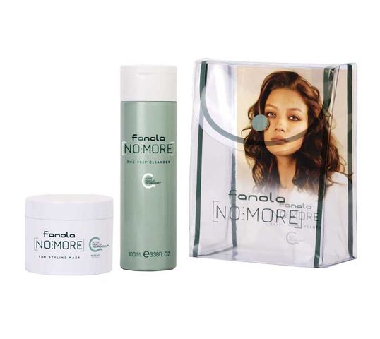 Fanola No More Kit Travel zestaw szampon (100 ml) + maska (50 ml) + kosmetyczka