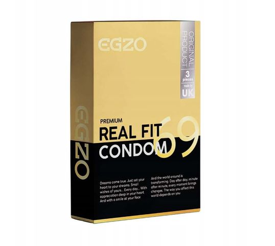 Egzo Traditional Condom prezerwatywy Real Fit (3 szt.)