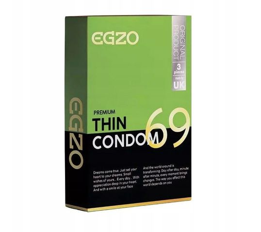 Egzo Traditional Condom prezerwatywy Thin (3 szt.)