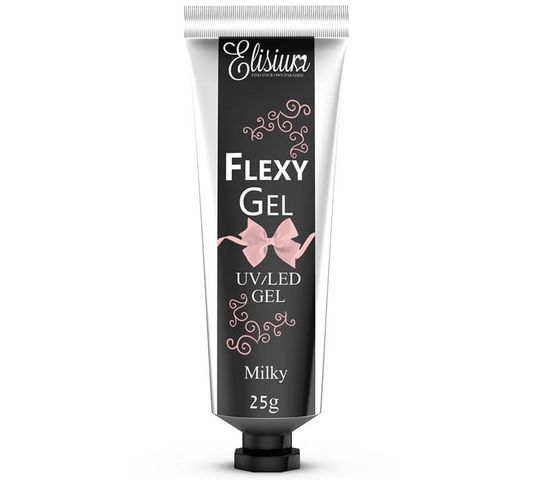 Elisium Flexy Gel żel do przedłużania paznokci Milky (25 g)