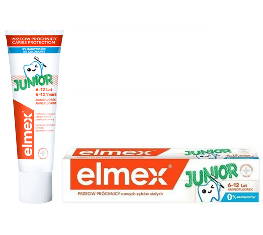 Elmex Junior pasta do zębów dla dzieci w wieku 6-12 lat (75ml)