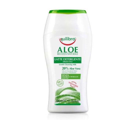 Equilibra Aloe Gentle Cleansing Milk aloesowe łagodne mleczko do demakijażu 200ml
