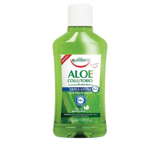 Equilibra Aloe Triple Action Mouthwash płyn do płukania jamy ustnej (500 ml)