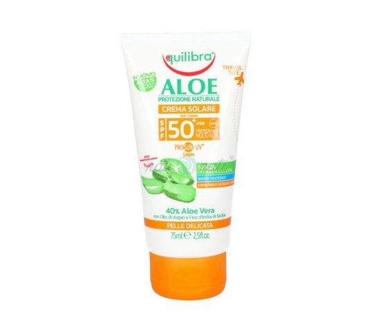 Equilibra Aloesowy krem przeciwsłoneczny SPF 50 (75 ml)