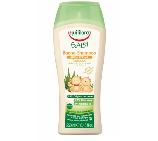 Equilibra Baby Bagno-Shampoo Anti-Lacrima szampon do ciała i włosów 0m+ (250 ml)