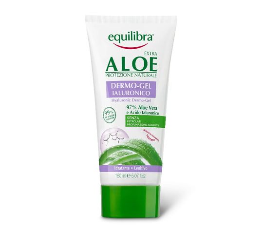 Equilibra Extra Aloe Dermo-Gel aloesowy dermo żel z kwasem hialuronowym (150 ml)