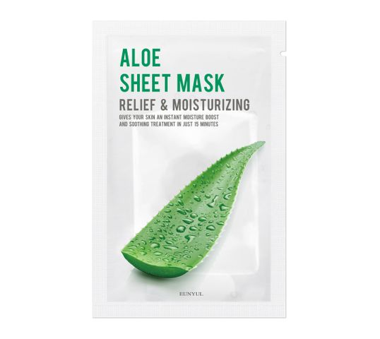Eunyul Aloe Sheet Mask nawilżająco-łagodząca maseczka w płachcie z aloesem (22 ml)