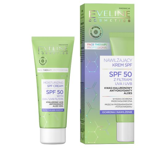 Eveline Cosmetics Face Therapy Professional nawilżający krem SPF50 (30 ml)
