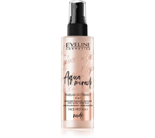Eveline Glow and Go! – Aqua Miracle mgiełka utrwalająca do twarzy 4w1 nr 01 nude (110 ml)