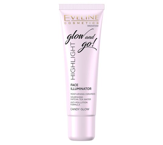 Eveline Glow and Go! – rozświetlacz do twarzy Candy Glow (20 ml)