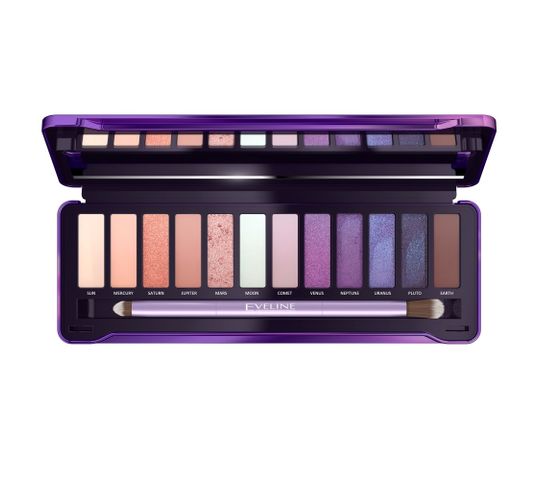 Eveline Mystic Galaxy paleta cieni do powiek (12 g)