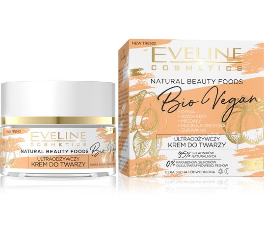 Eveline Natural Beauty Foods (ultraodżywczy krem na dzień i noc Bio Vegan 50 ml)