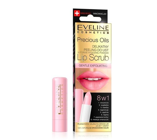Eveline Precious Oils – peeling do ust 8w1 Lip Scrub (1 szt.)