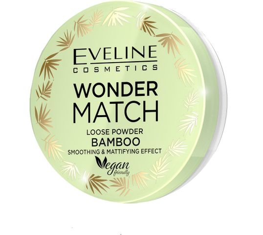 Eveline Wonder Match puder sypki matująco - wygładzający Bamboo