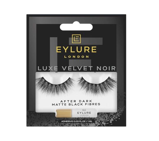 Eylure Luxe Velvet Noir Lashes sztuczne rzęsy z klejem Nightfall