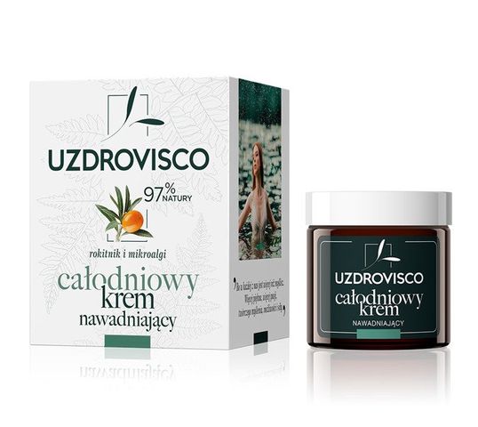 UZDROVISCO – Całodniowy krem do twarzy nawadniający Rokitnik i Mikroalgi (50 ml)