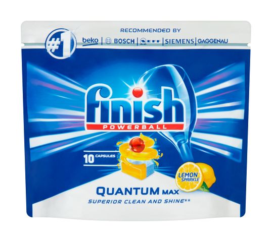 Finish Quantum Max kapsułki do zmywarki 10 sztuk cytrynowe