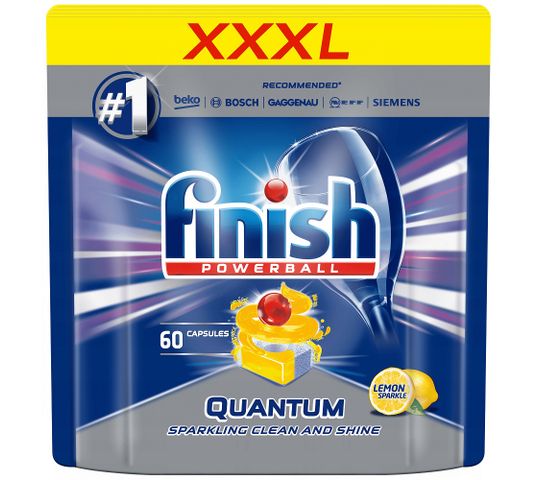 Finish Quantum Max kapsułki do zmywarki cytrynowe (60 szt.)