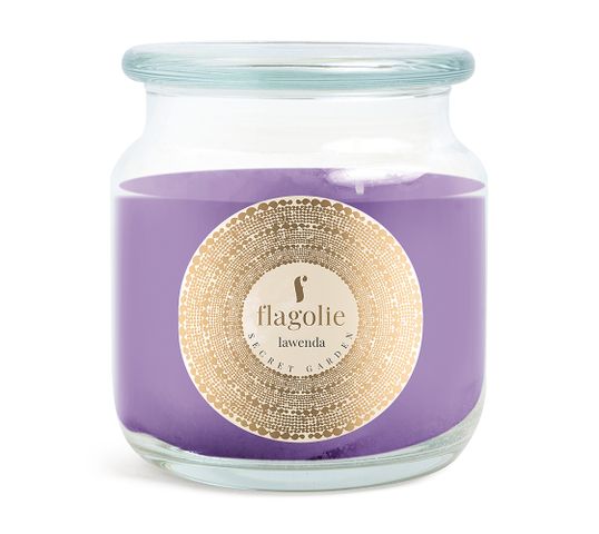 Flagolie Secret Garden świeca zapachowa Lawenda 400g