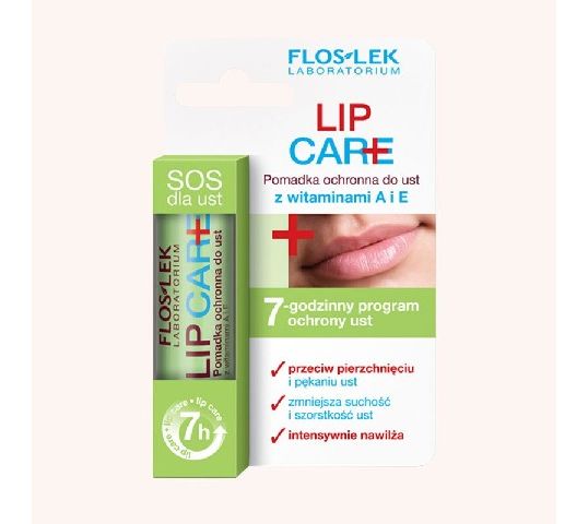 Floslek Lip Care  Pomadka ochronna do ust z witaminą A i E 15 g