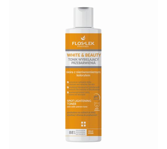 Floslek White & Beauty tonik wybielający przebarwienia (225 ml)