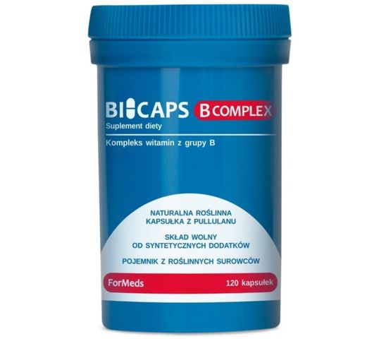 Formeds Bicaps B Complex suplement diety 120 kapsułek