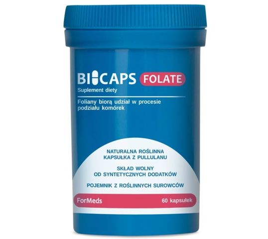 Formeds Bicaps Folate kwas foliowy suplement diety 60 kapsułek
