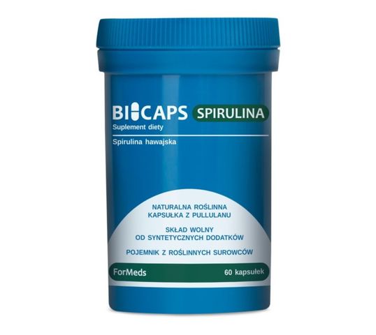 Formeds Bicaps Spirulina Hawajska suplement diety 60 kapsułek