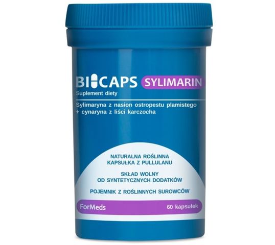 Formeds Bicaps Sylimarin suplement diety 60 kapsułek