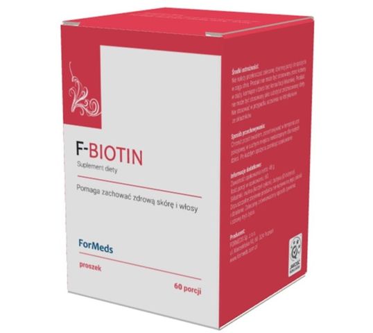 Formeds F-Biotin Biotyna suplement diety w proszku  60 porcji