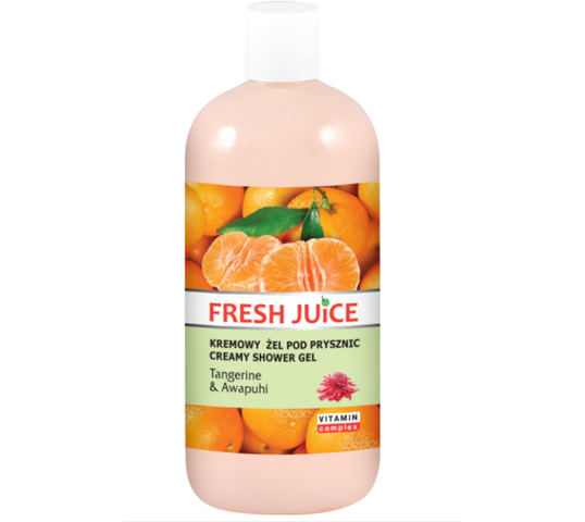 Fresh Juice żel pod prysznic kremowy mandarynka i dziki imbir (500 ml)