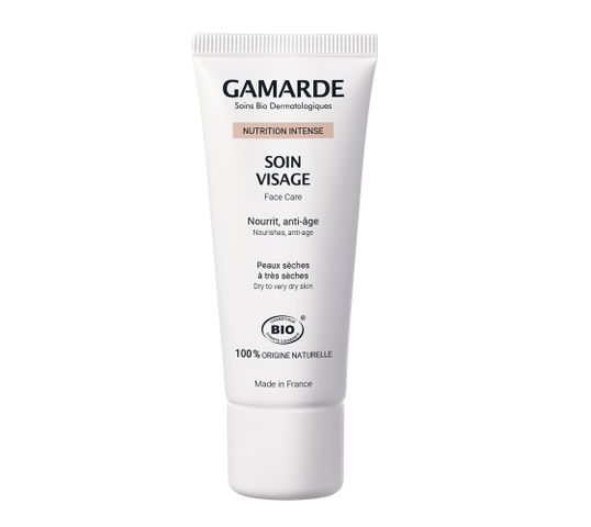 Gamarde Nutrition Intense Face Care odżywczo-ochronny krem do twarzy dla skóry suchej (40 ml)