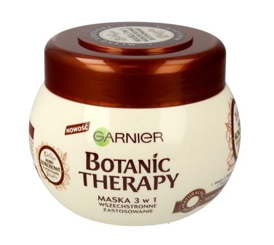 Garnier Botanic Therapy Mleko Kokosowe & Makadamia maska do włosów suchych i bez spężystości 300 ml