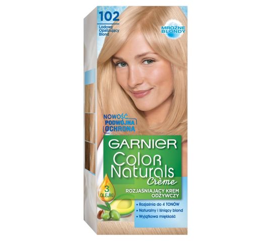 Garnier Color Naturals Creme farba do włosów nr 102 Lodowy Opalizujący Blond