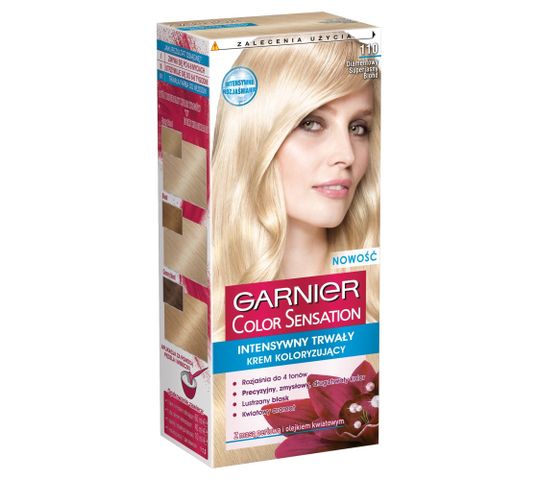 Garnier Color Sensation farba do włosów nr 110 Diamentowy Superjasny Blond