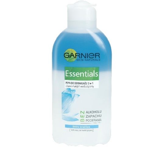 Garnier Essentials Dwufazowy płyn do demakijażu oczu i cery wrażliwej 200 ml