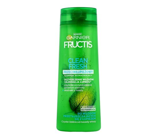 Garnier Fructis Clean Fresh przeciwłupieżowy szampon wzmacniający (400 ml)