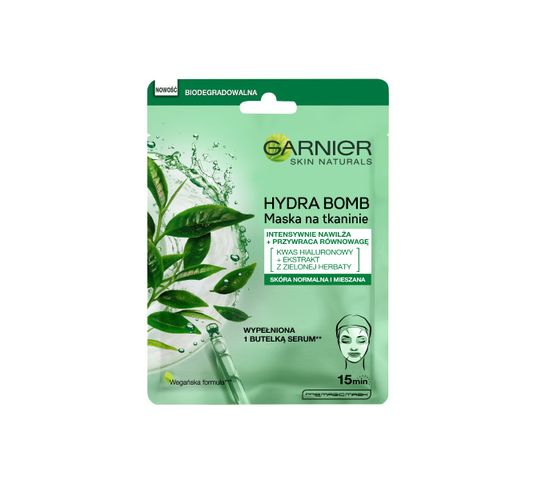 Garnier Hydra Bomb maska na tkaninie przywracająca równowagę (28 g)