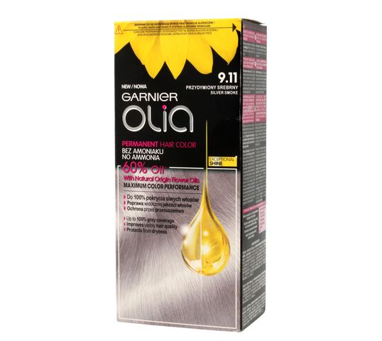 Garnier Olia farba do włosów 9.11 Przydymiony Srebrny