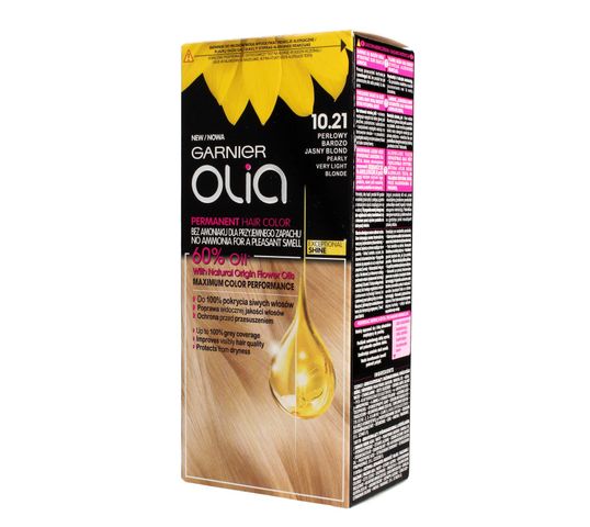 Garnier Olia farba do włosów nr 10.21 Perłowy Bardzo Jasny Blond (160 ml)