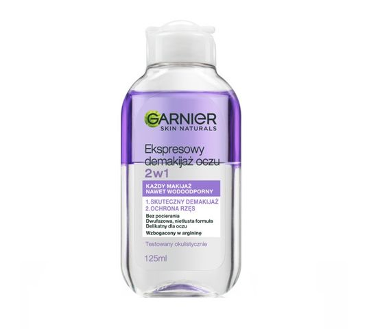 Garnier Skin Naturals płyn do demakijażu oczu 2w1 (125 ml)