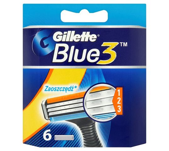 Gillette Blue 3 wymienne ostrza do maszynki do golenia 6szt