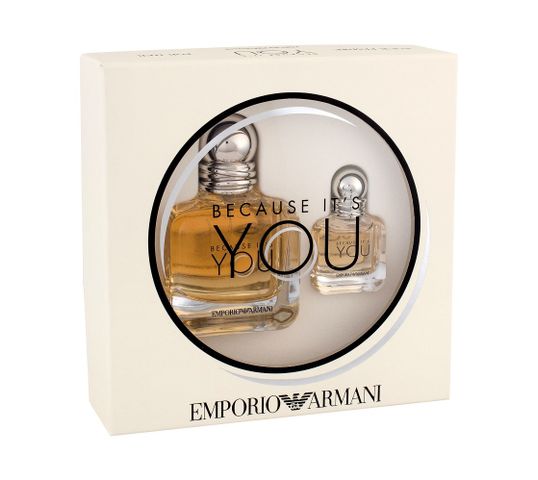 Giorgio Armani Because It's You zestaw woda perfumowana 50ml + miniatura wody perfumowanej 7ml